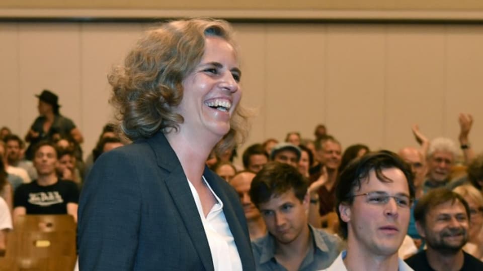 Karin Rykart geht für die Grünen in den Zürcher Stadtratswahlkampf.