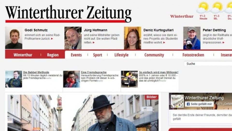Die «Winterthurer Zeitung» ist nicht so neutral geblieben, wie angekündigt.