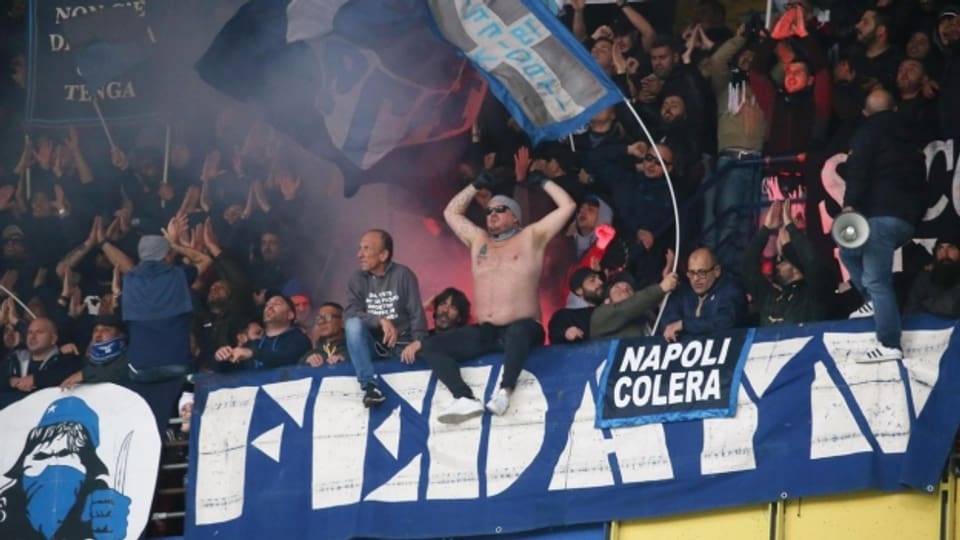 Heissblütig: Die Tifosi der SSC Napoli macht heute Stimmung im Letzigrund.