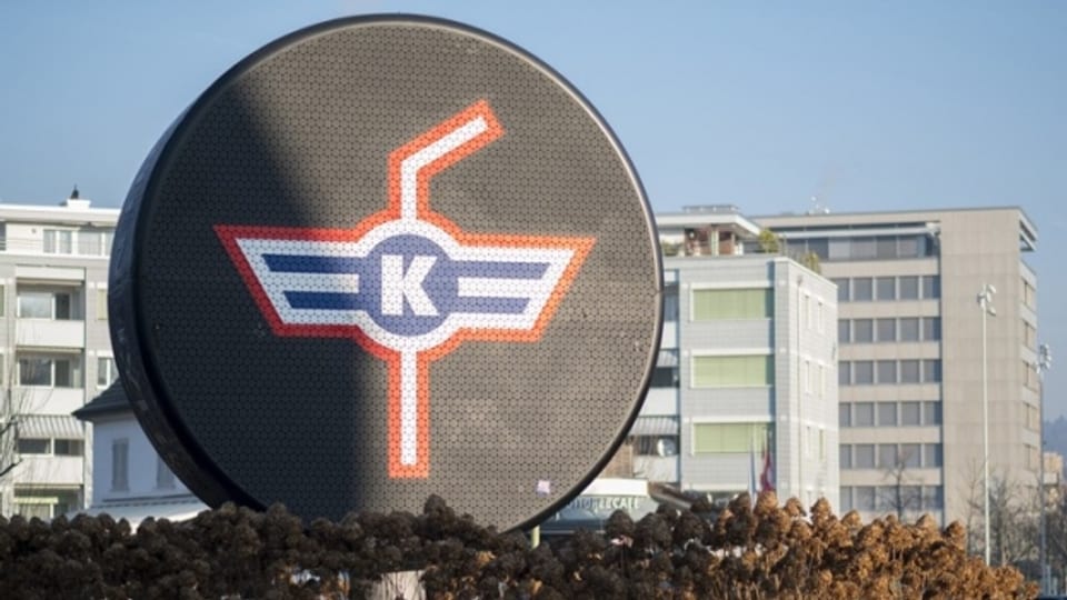 Die Stadt Kloten ist enttäuscht, dass das Logo des EHC Kloten vom Puck verschwinden muss.