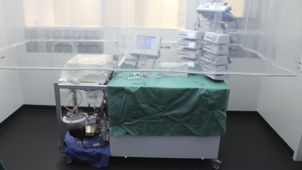 Die Maschine eines Zürcher Forscherteams hält eine Leber eine Woche lang am Leben.