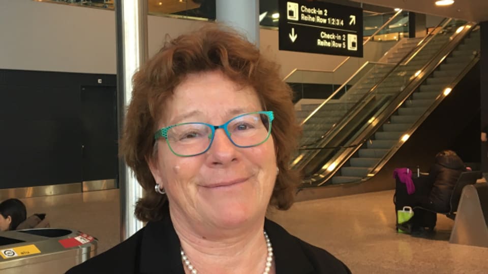 Sonja Zöchling, die Stimme des Flughafens Zürich