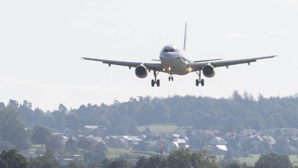 Offiziell sind heute 60'000 Menschen im Kanton Zürich von Fluglärm betroffen