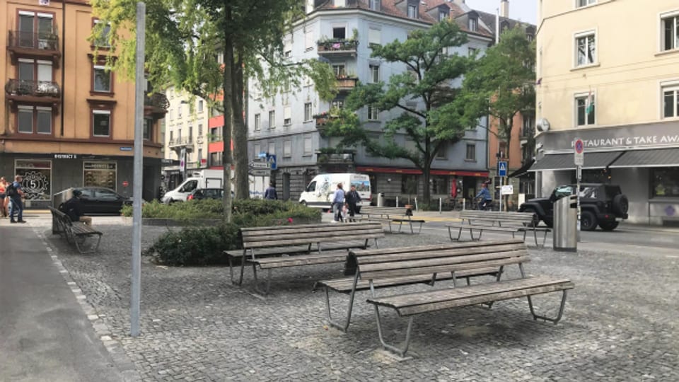 Der Emilie-Lieberherr-Platz befindet sich in der Langstrasse.