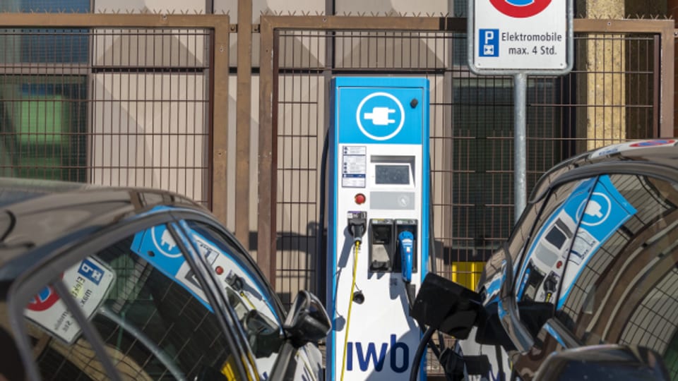 Eine Ladestation für ein Elektro-Auto