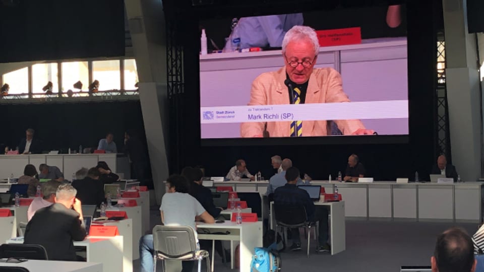 SP-Gemeindrat Mark Richli spricht zum letzten Mal im Zürcher Gemeinderat