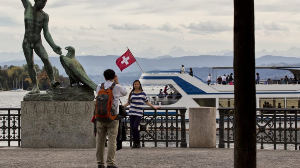 Touristen in Zürich