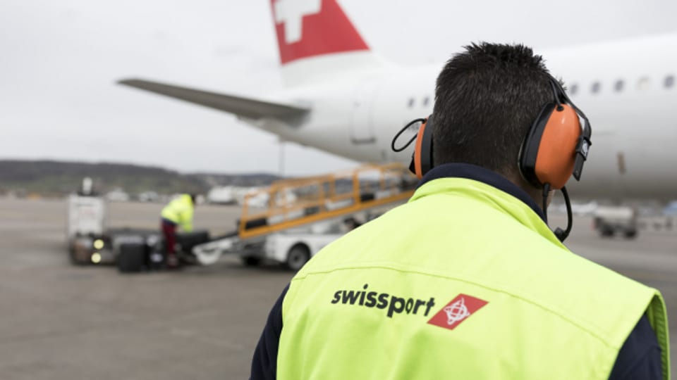 Swissport-Angestellte wehren sich gegen die Arbeitsbedingungen.