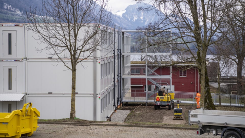 Auch in anderen Regionen wie im Kanton Luzern werden Container als Unterkünfte genutzt.