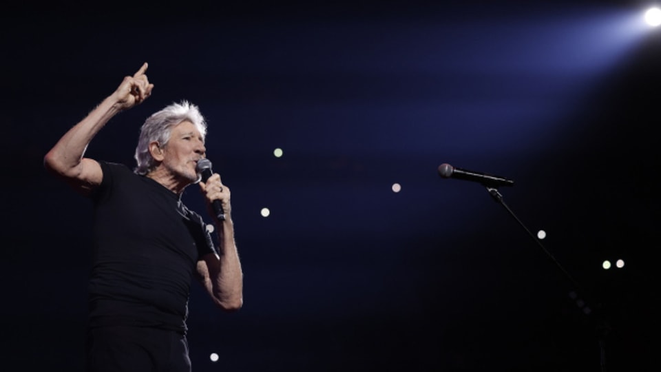 Pink Floyd-Legende Roger Waters bei einem Auftritt in Spanien.