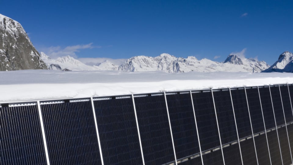 Hochalpine Solaranlagen haben es in der Schweiz schwer
