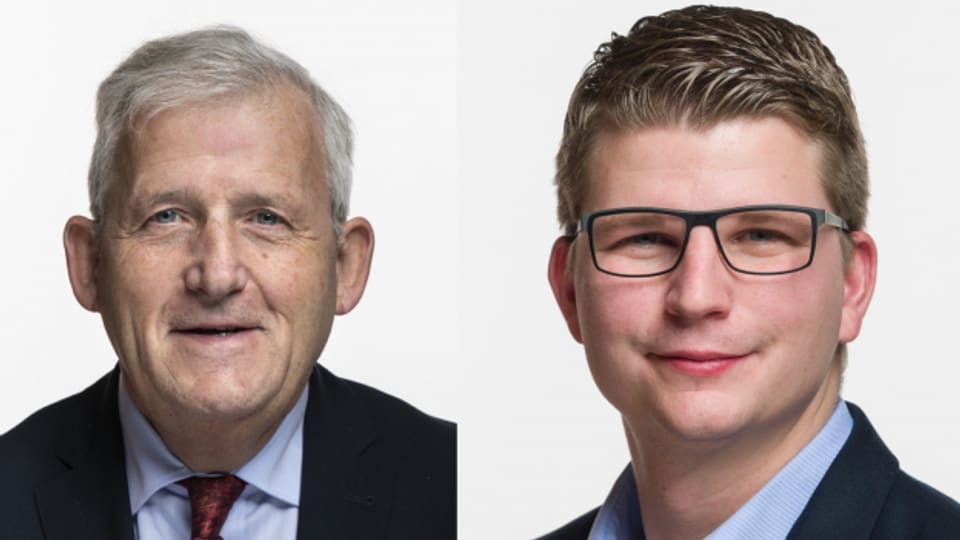 SP-Ständerat Hans Stöckli und SVP-Nationalrat Mike Egger