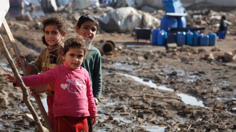 Syrischen Flüchtlingskinder im Libanon.