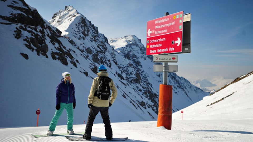 «Einen perfekten Tag im Schnee»: Um diese Erwartung der Wintersportler zu erfüllen, arbeiten bei den Bergbahnen viele Helfer im Hintergrund.