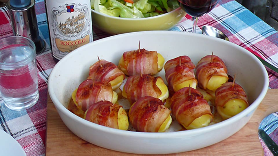 Kartoffeln mit Pepp: Speckkartoffeln, zubereitet von Rita Mäder aus Luzern.