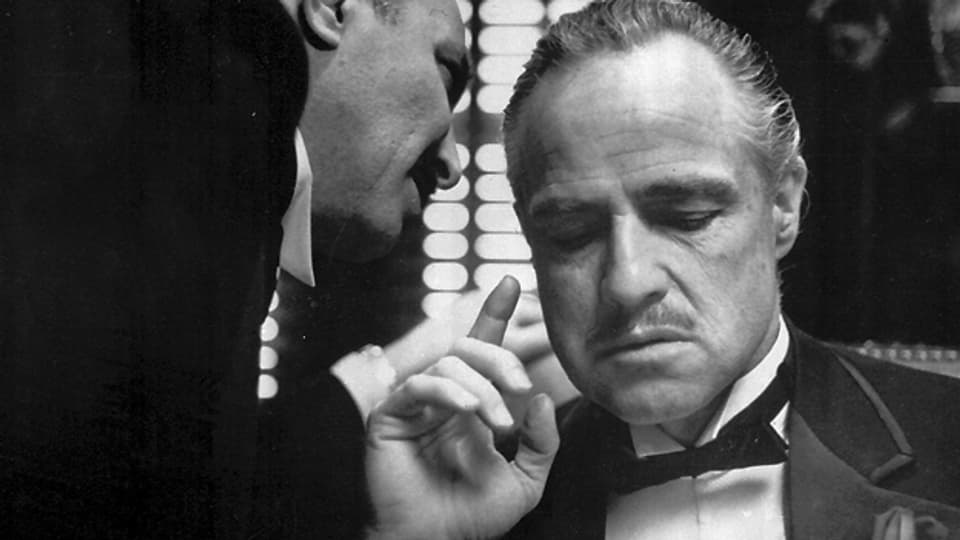 Szene aus «The Godfather» mit Marlon Brando als Mafiaboss