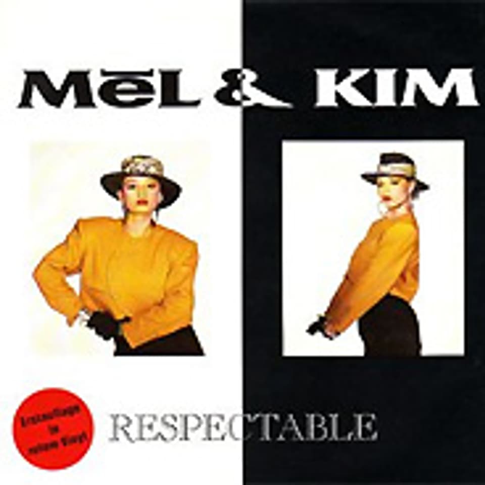 Albumcover «Respectable» von Mel & Kim.