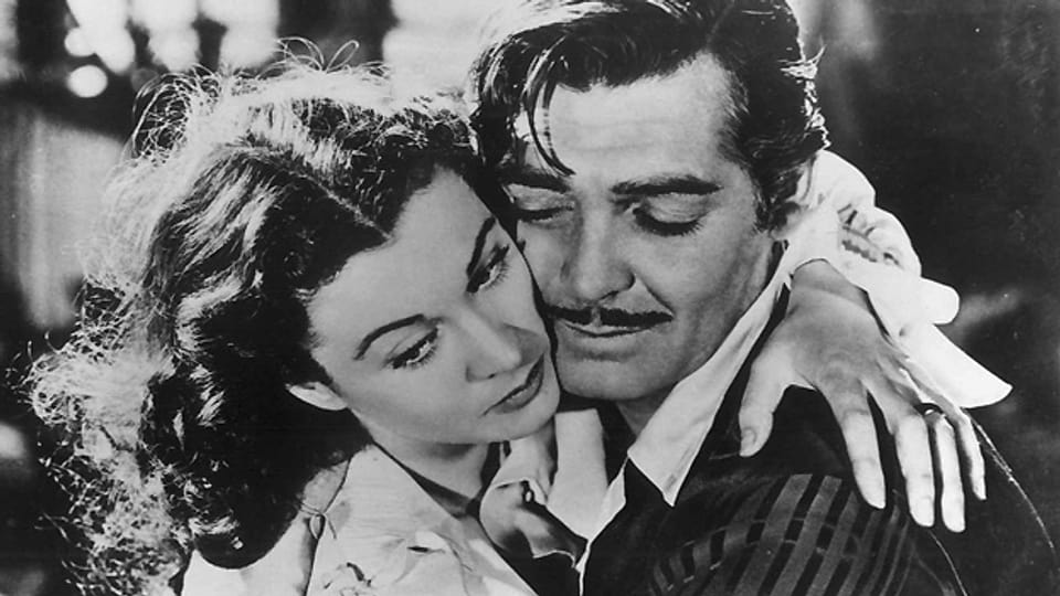 Ebenfalls ein unvergessenes Leinwand-Liebespaar: Vivian Leigh als Scarlett O'Hara und Clark Gable als Rhett Butler im Filmklassiker «Vom Winde verweht». Die Musik zum Film wurde von Max Steiner komponiert.