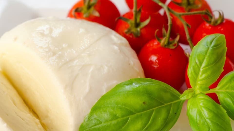 Mittlerweile ein Klassiker: Insalata Caprese mit Tomaten, Mozzarella und Basilikum.