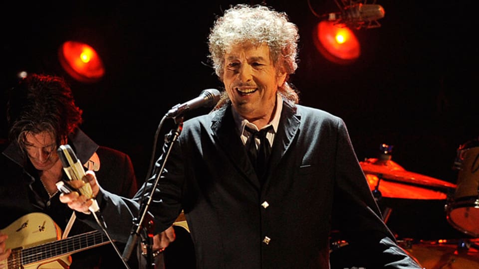 Bob Dylan auf der Bühne in Los Angeles (12. Januar 2012).