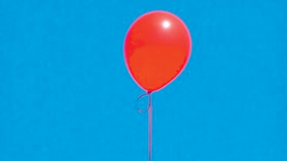 Die Sorgen der Welt wie einen Ballon fliegen lassen (Coverausschnitt)
