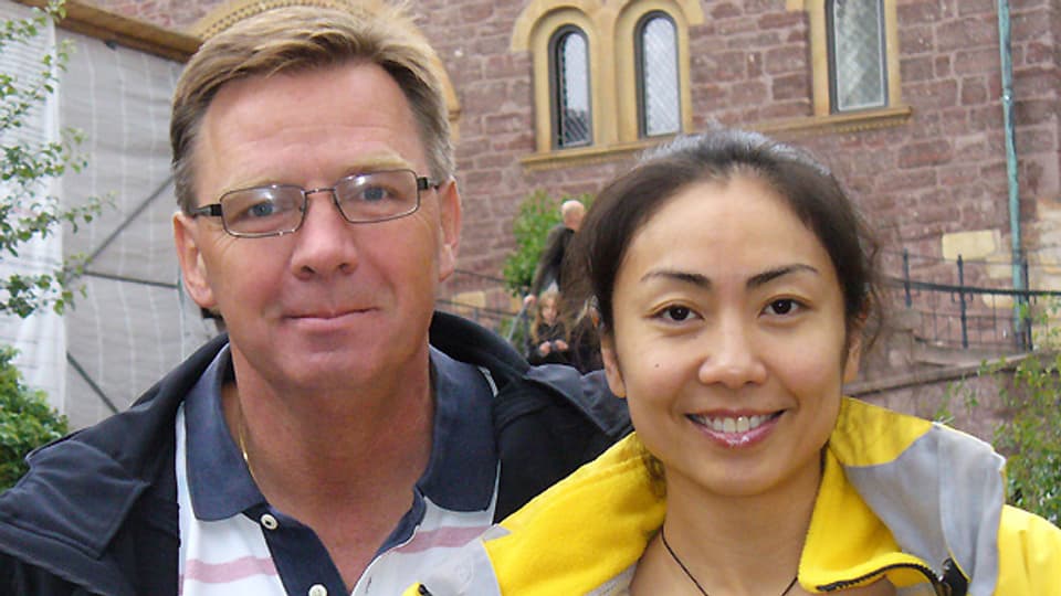 Denis Schmid und seine chinesische Ehefrau Chen Yuan.