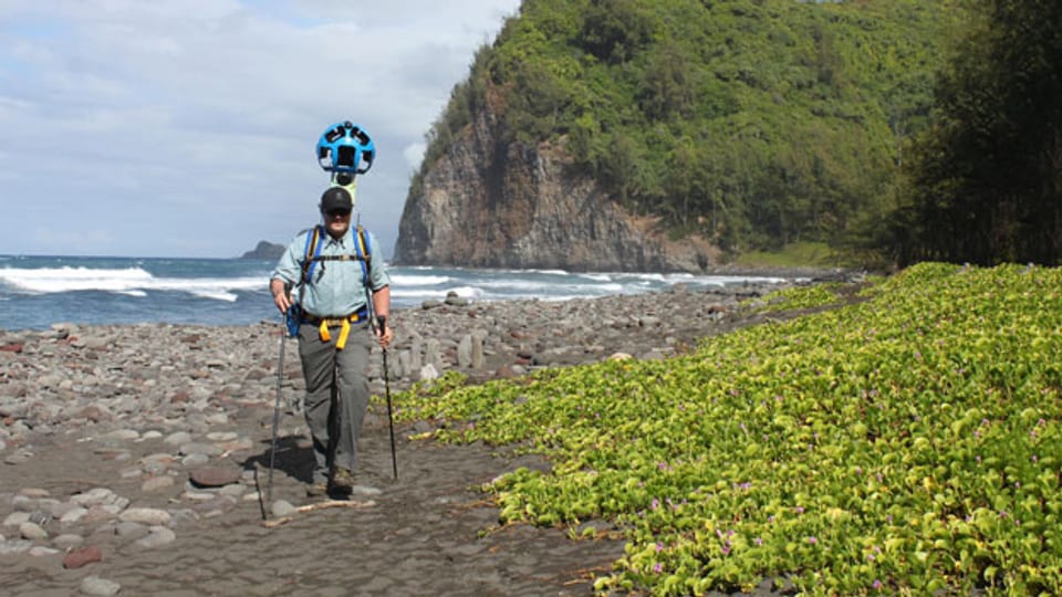 Hawaii virtuell entdecken. So werden die Bilder für Google Street View eingefangen.