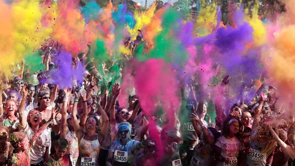 Alles so schön bunt hier! Australier feiern in Sydney den farbenfrohen «Colour Run».