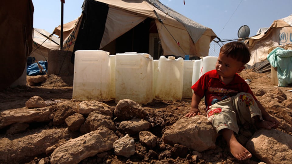 Ein syrisches Kind in einem Flüchtlingslager in der nordirakischen Provinz Dohuk (21. August 2013).