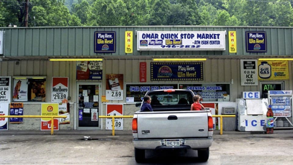 Kleinstadt Omar in West Virginia.