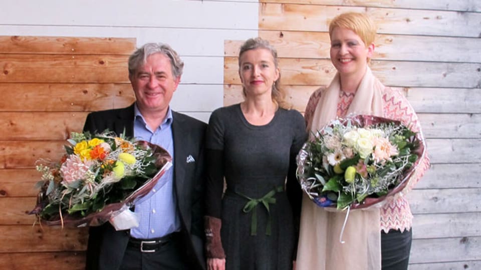 V.l.n.r. Oswin Bättig, Anita Richner und Emma Stirnimann.