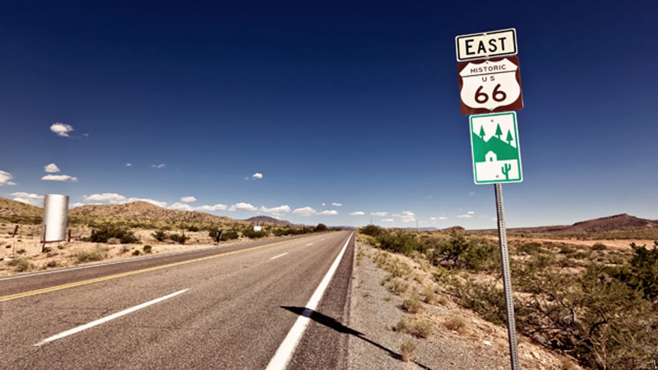 Inspiration für viele Songs: Die berüchtigte Route 66.