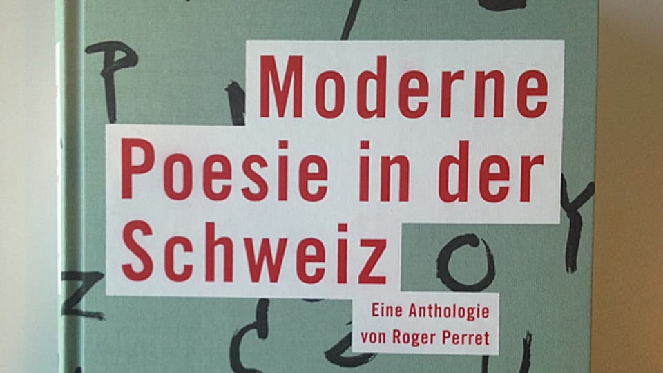 Ausschnitt aus dem Buchcover «Moderne Poesie in der Schweiz», herausgegeben von Roger Perret