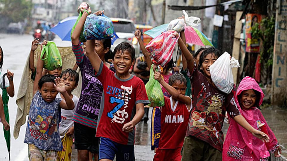 Mit der Spendenaktion unterstützten die Gamser Schüler die Kinder auf den Philippinen.