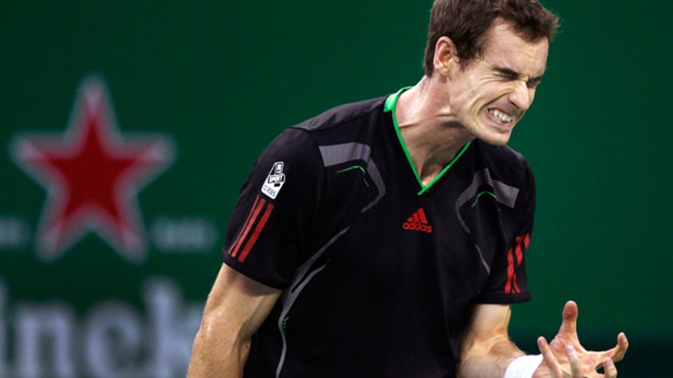 Zum Haare raufen: Der britische Tennisspieler Andy Murray beim Shaghai Masters (2011).