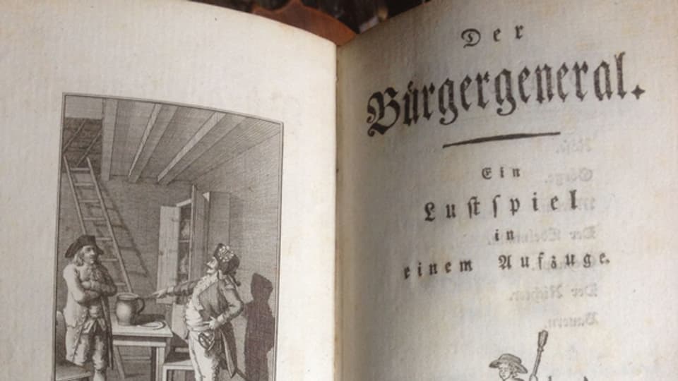 Diese Erstausgabe von Goethe schätzt der Antiquar als wertvoll ein.