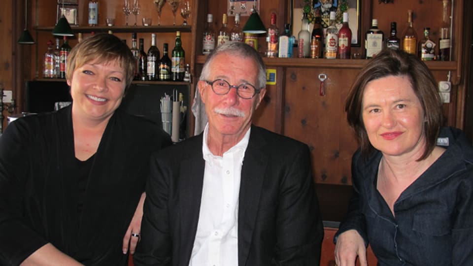 Katharina Kilchenmann (rechts) mit Kirsten Hammerich und Bruno Arn.