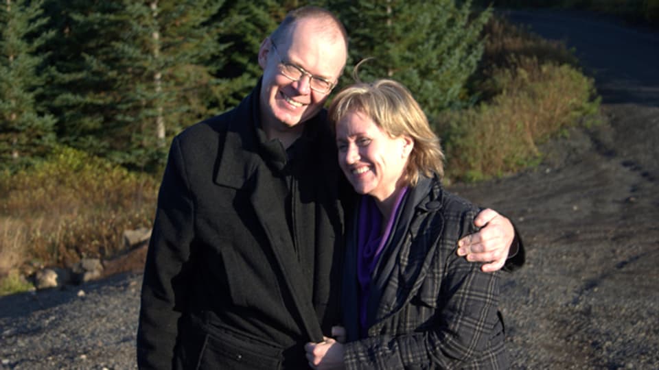 Glücklich in Island: Manfred Lemke und seine Frau Thora Sigga.
