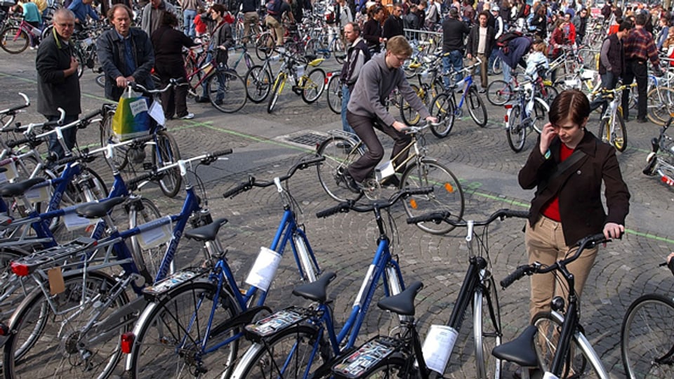 Im Frühling öffnen die Velobörsen ihre Türen.