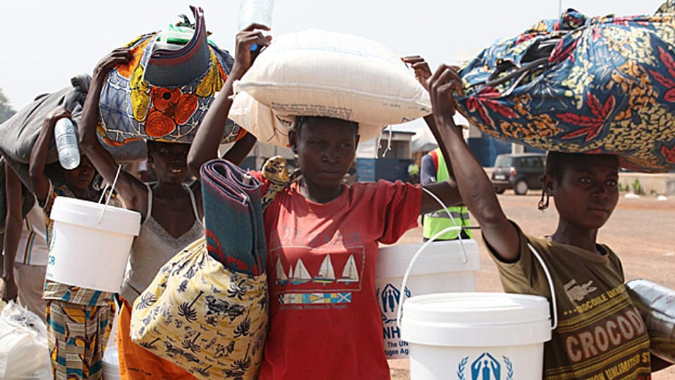 In Zentralafrika ist die Bevölkerung auf Hilfswerke angewiesen.