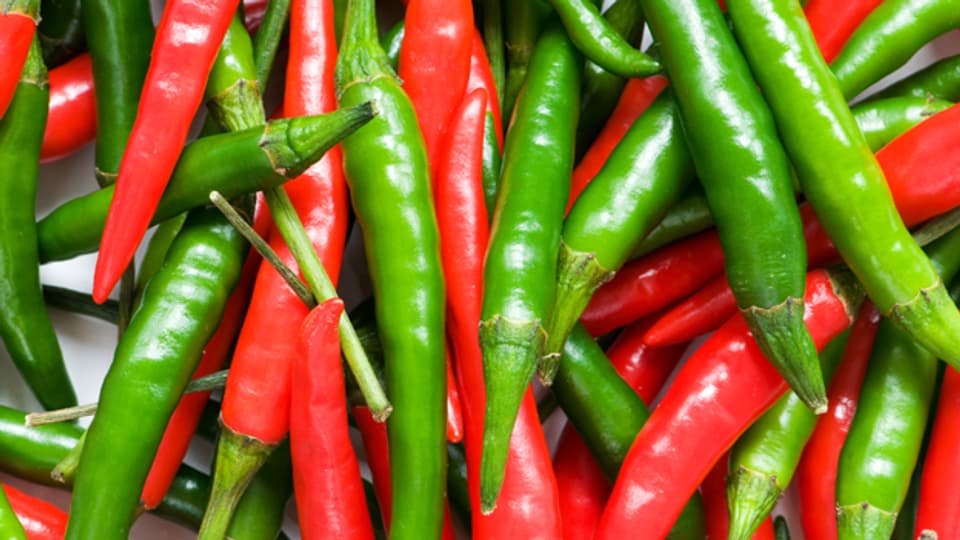 Feurige Zutat: Chilis gibt es in den verschiedensten Schärfegraden.