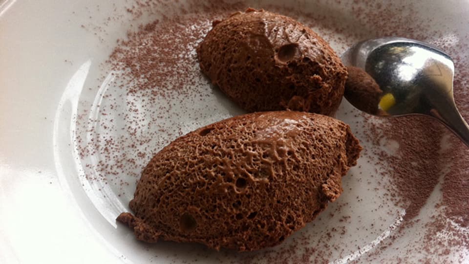 «Mousse au chocolat»: Klassiker auf dem Dessert-Buffet.