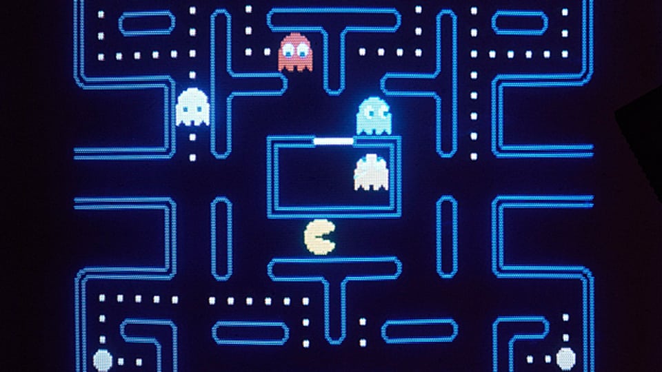 Aussterbendes Spiel: Pac-Man in 1983.