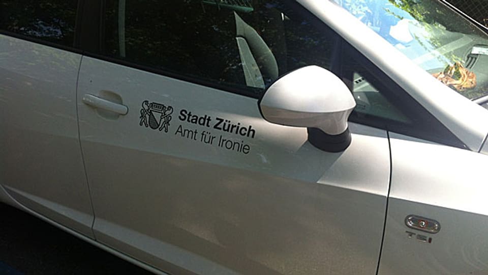 Täuschend echt: In Wirklichkeit existiert nämlich kein Amt für Ironie in der Stadt Zürich.