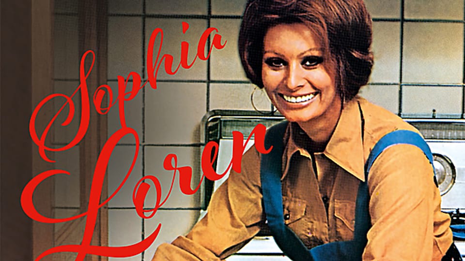 Auch in der Küche ein Star: Die Film-Diva Sophia Loren.