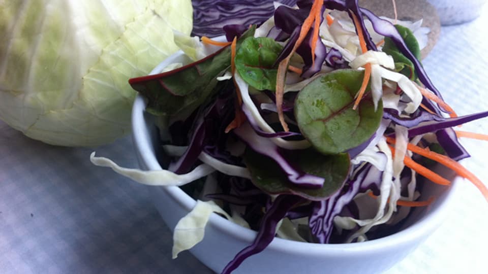 Fein: Asiatischer Kohl-Salat.