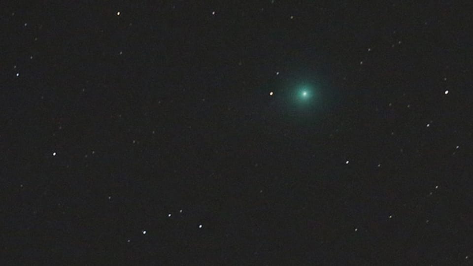 Der Komet «Lovejoy» am 7. Janaur 2015 am Nachthimmel über dem US-Staat Texas.
