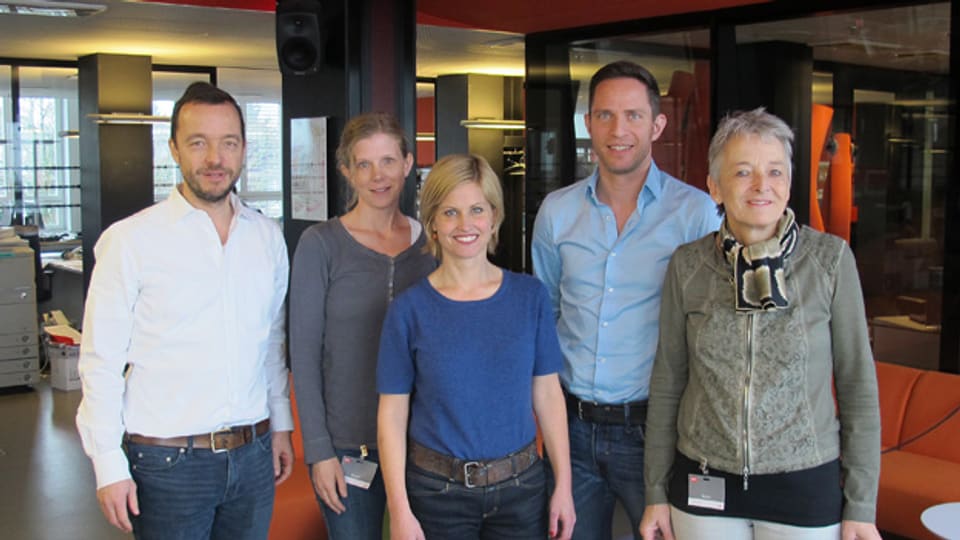 V.l.n.r: Peter Röthlisberger, Kerstin Birkeland Ackermann, Adrian Küpfer, Sabine Dahinden und Theres Arnet-Vanoni.