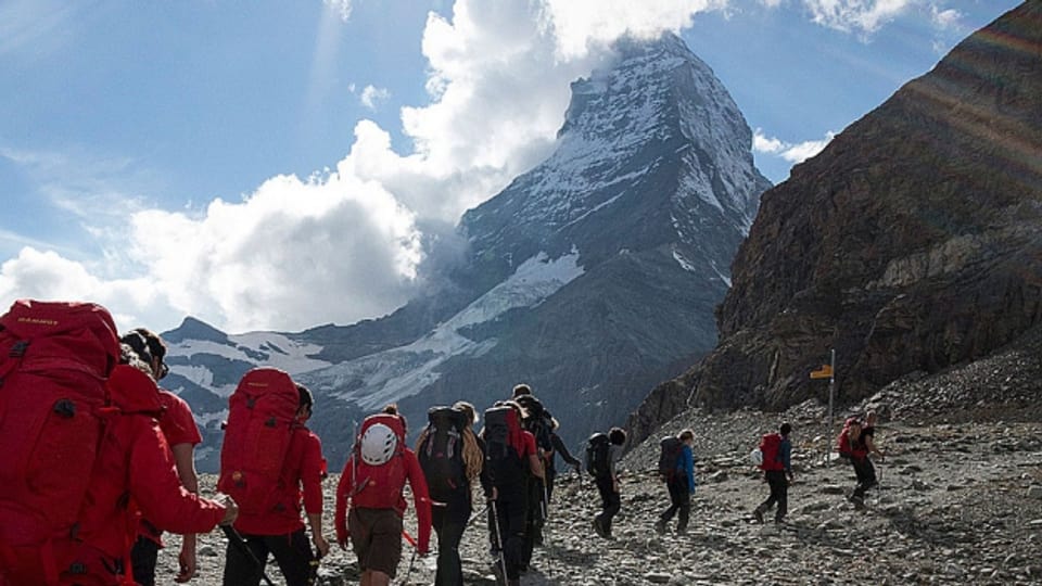 Mit seinen 4478 Metern Höhe ist das Matterhorn kein Sonntagsspaziergang.