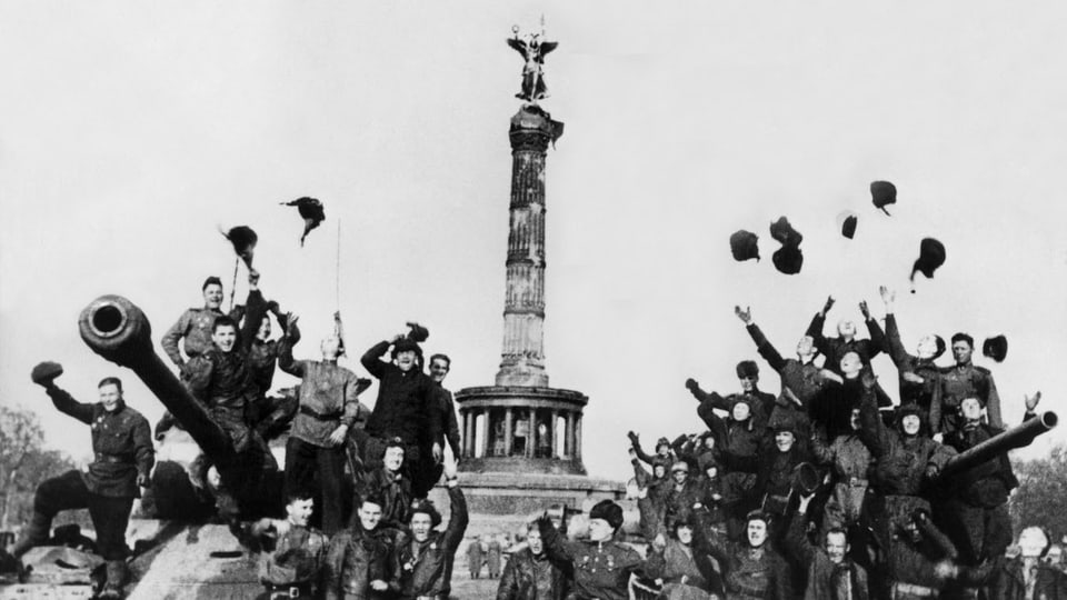 Berlin, 8. Mai 1945 (Bild: Keystone)
